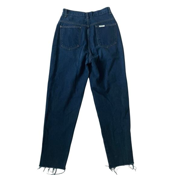 VTG Sasson Jeans Womens 8 High Waisted Mom Frayed Hem Boho Festival 70s - Picture 2 of 9